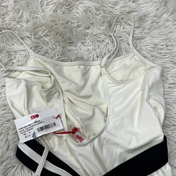 SOLID & STRIPED Nina Belted Swimsuit cream - Picture 10 of 12